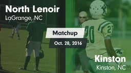 Matchup: North Lenoir vs. Kinston  2016