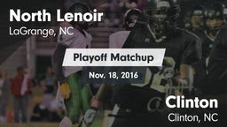 Matchup: North Lenoir vs. Clinton  2016