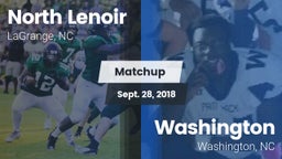 Matchup: North Lenoir vs. Washington  2018