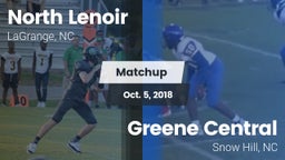 Matchup: North Lenoir vs. Greene Central  2018