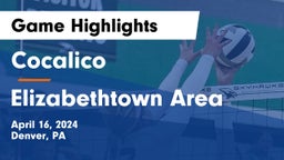 Cocalico  vs Elizabethtown Area  Game Highlights - April 16, 2024