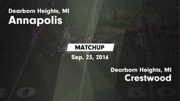 Matchup: Annapolis vs. Crestwood  2016