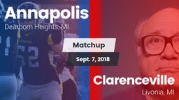 Matchup: Annapolis vs. Clarenceville  2018