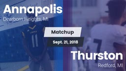 Matchup: Annapolis vs. Thurston  2018