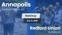 Matchup: Annapolis vs. Redford Union  2018