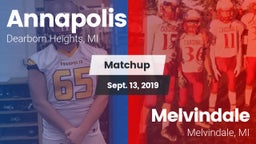 Matchup: Annapolis vs. Melvindale  2019
