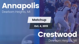 Matchup: Annapolis vs. Crestwood  2019
