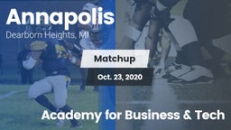 Matchup: Annapolis vs. Academy for Business & Tech 2020