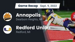 Recap: Annapolis  vs. Redford Union  2022