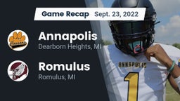 Recap: Annapolis  vs. Romulus  2022