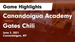 Canandaigua Academy  vs Gates Chili  Game Highlights - June 2, 2021