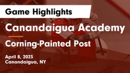 Canandaigua Academy  vs Corning-Painted Post  Game Highlights - April 8, 2023