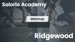 Matchup: Solorio Academy vs. Ridgewood  2015