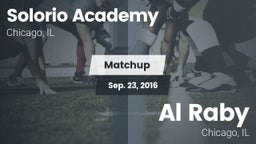 Matchup: Solorio Academy vs. Al Raby  2015