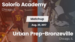 Matchup: Solorio Academy vs. Urban Prep-Bronzeville  2016