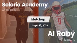 Matchup: Solorio Academy vs. Al Raby  2019