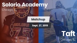 Matchup: Solorio Academy vs. Taft  2019