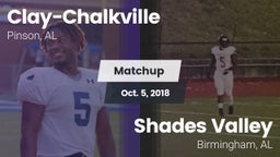 Matchup: Clay-Chalkville vs. Shades Valley  2018