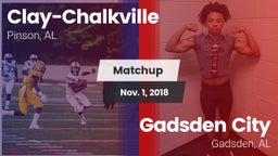 Matchup: Clay-Chalkville vs. Gadsden City  2018