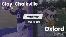 Matchup: Clay-Chalkville vs. Oxford  2019