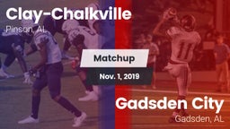 Matchup: Clay-Chalkville vs. Gadsden City  2019