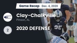 Recap: Clay-Chalkville  vs. 2020 DEFENSE 2020