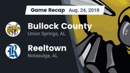 Recap: Bullock County  vs. Reeltown  2018