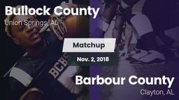 Matchup: Bullock County High vs. Barbour County  2018