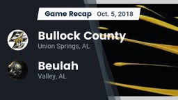 Recap: Bullock County  vs. Beulah  2018