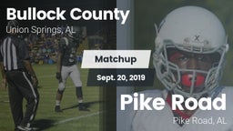 Matchup: Bullock County High vs. Pike Road  2019