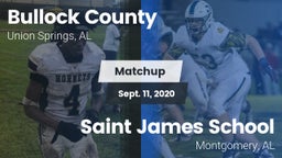 Matchup: Bullock County High vs. Saint James School 2020