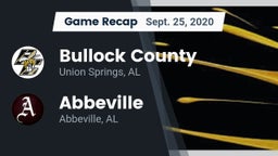 Recap: Bullock County  vs. Abbeville  2020