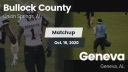 Matchup: Bullock County High vs. Geneva  2020