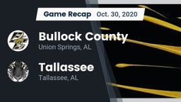 Recap: Bullock County  vs. Tallassee  2020