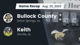 Recap: Bullock County  vs. Keith  2023