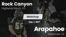 Matchup: Rock Canyon High vs. Arapahoe  2016