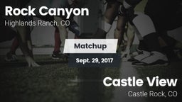 Matchup: Rock Canyon High vs. Castle View  2016