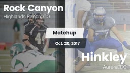 Matchup: Rock Canyon High vs. Hinkley  2017