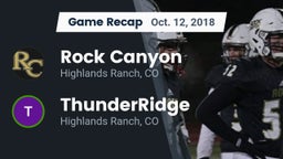 Recap: Rock Canyon  vs. ThunderRidge  2018
