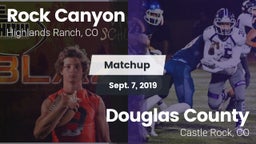 Matchup: Rock Canyon High vs. Douglas County  2019