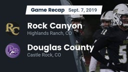 Recap: Rock Canyon  vs. Douglas County  2019