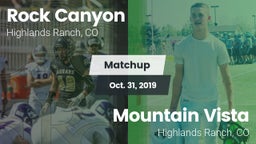 Matchup: Rock Canyon High vs. Mountain Vista  2019