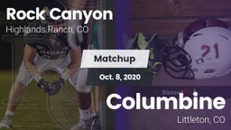 Matchup: Rock Canyon High vs. Columbine  2020