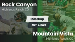 Matchup: Rock Canyon High vs. Mountain Vista  2020