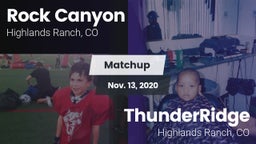 Matchup: Rock Canyon High vs. ThunderRidge  2020