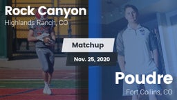 Matchup: Rock Canyon High vs. Poudre  2020