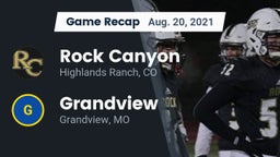 Recap: Rock Canyon  vs. Grandview  2021