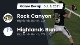 Recap: Rock Canyon  vs. Highlands Ranch  2021