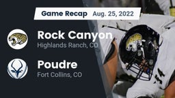 Recap: Rock Canyon  vs. Poudre  2022