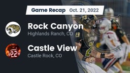 Recap: Rock Canyon  vs. Castle View  2022